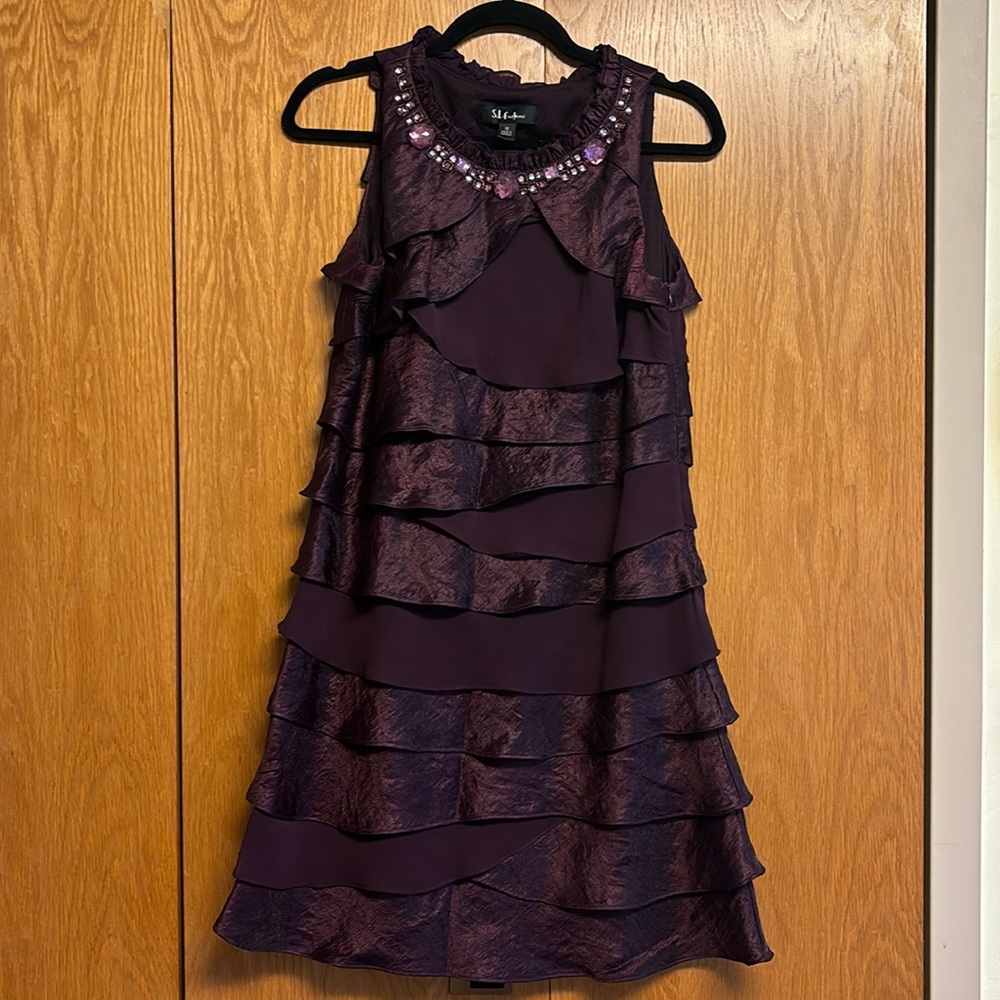 Purple formal dress